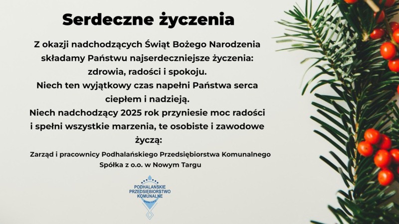 Życzenia Bożonarodzeniowe